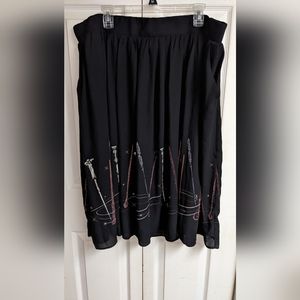Torrid Harry Potter Wand Skirt Size 3